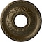Ekena Millwork Palmetto Ceiling Medallion (Fits Canopies up to 4 7/8"), 12 1/8"OD x 3 1/2"ID x 1"P, Brass CM12PMBRS - alternate 1